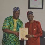 The Ministry of Culture and Tourism Led by Dr. Wasiu Olatunbosun Paid a Courtesy Visit to The Honourable Commissioner  Olusegun Olayiwola.