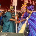 Makinde Presents Staff of Office To New Asigangan of Igangan
